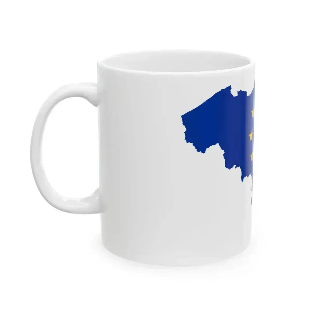 Belgium EU (Belgium) White Coffee Mug - Go Mug Yourself