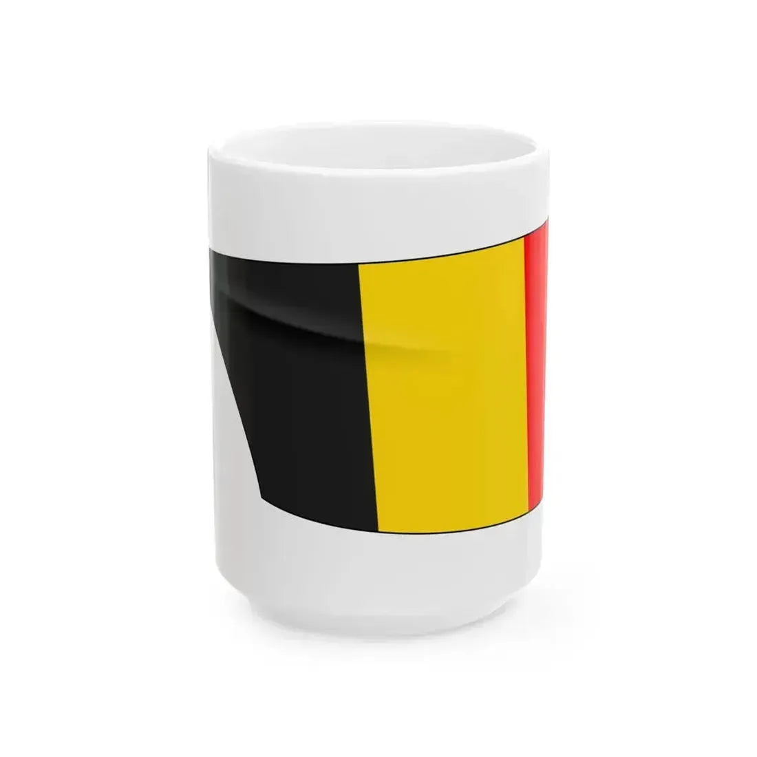 Belgium Rowing Blade (Belgium) White Coffee Mug 15oz - Go Mug Yourself