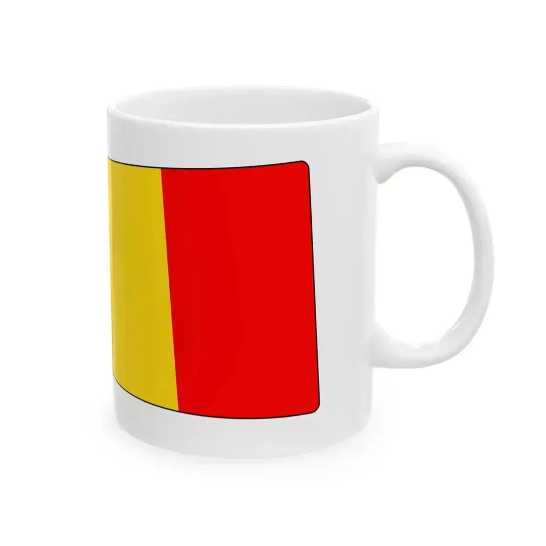 Belgium Rowing Blade (Belgium) White Coffee Mug - Go Mug Yourself
