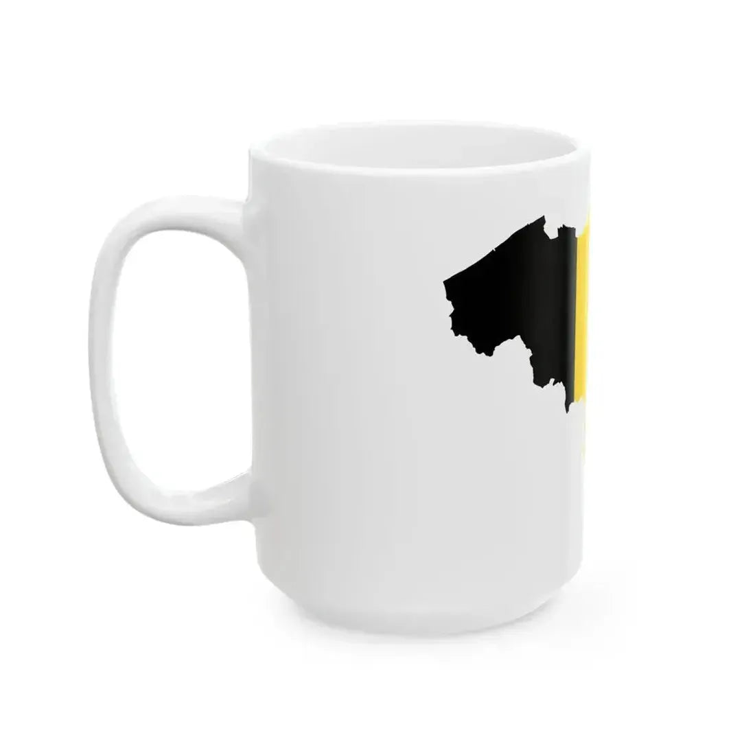 Belgium stub (Belgium) White Coffee Mug - Go Mug Yourself