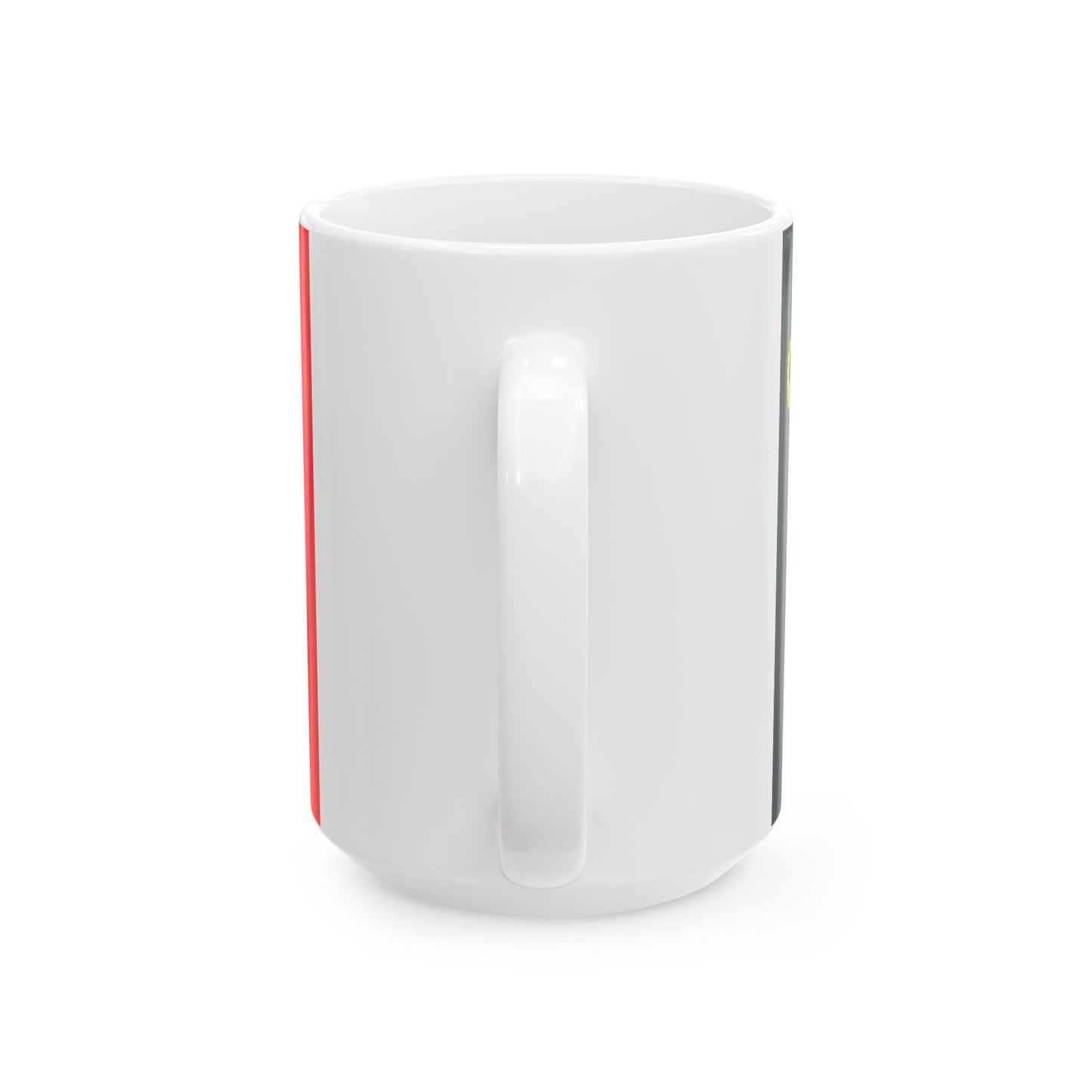 Belgium yacht ensign (Belgium) White Coffee Mug-Go Mug Yourself