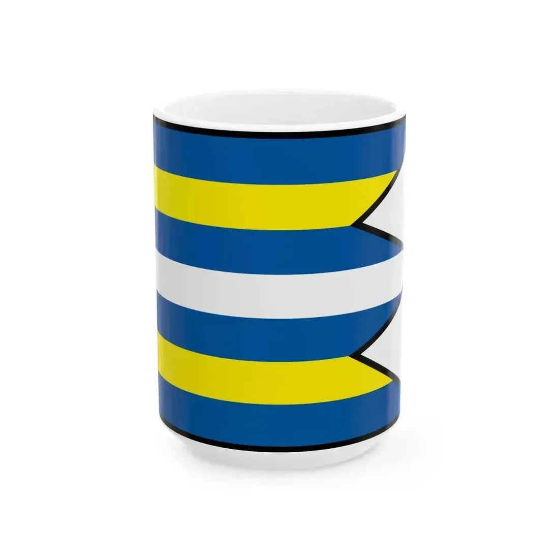 Belin Rimavska Sobota Flag (Slovakia) White Coffee Mug 15oz - Go Mug Yourself
