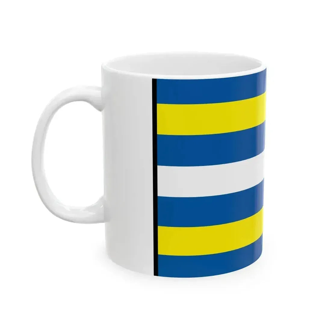 Belin Rimavska Sobota Flag (Slovakia) White Coffee Mug - Go Mug Yourself
