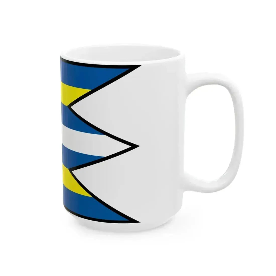 Belin Rimavska Sobota Flag (Slovakia) White Coffee Mug - Go Mug Yourself