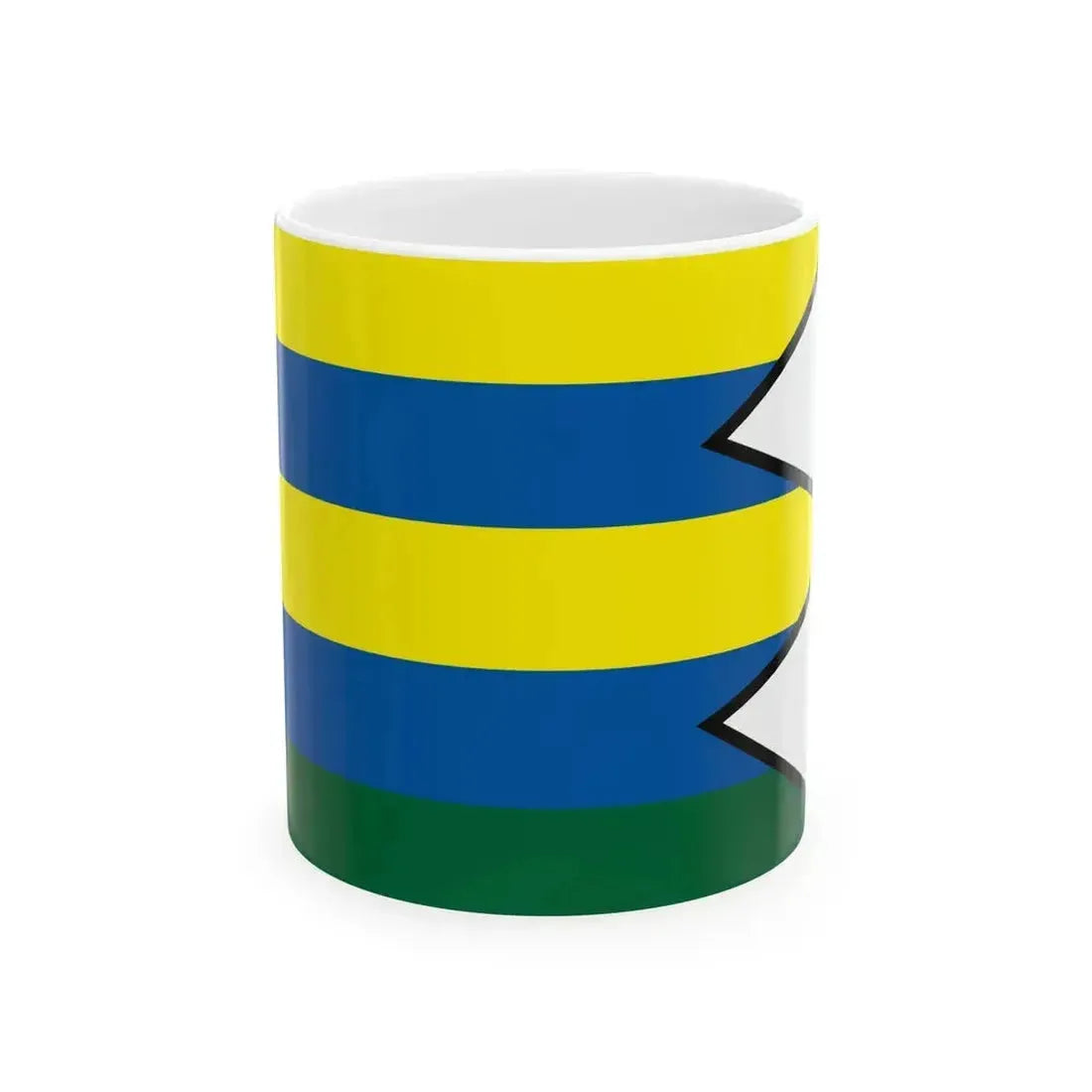 Belince Topolcany Flag (Slovakia) White Coffee Mug 11oz - Go Mug Yourself