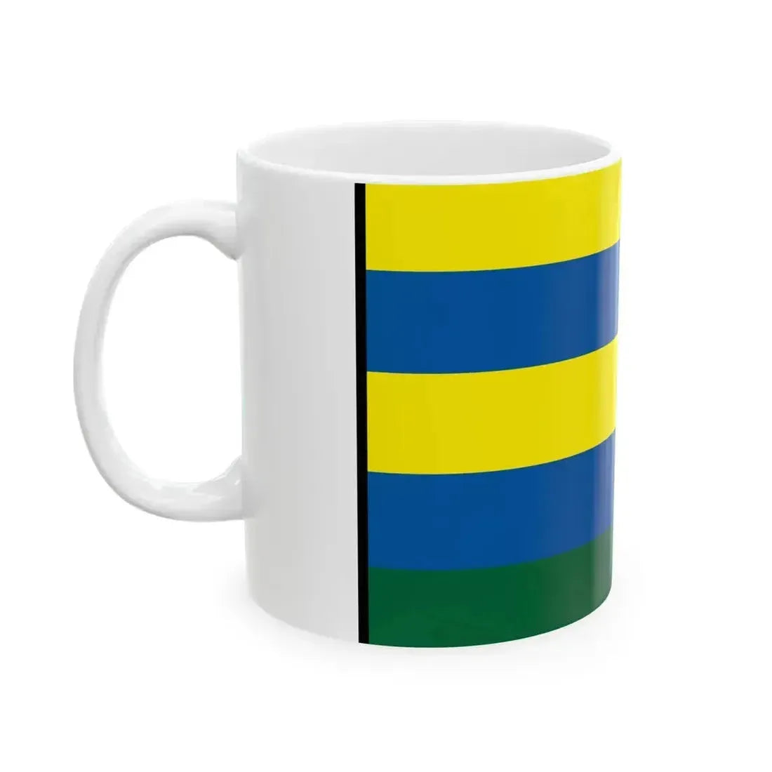 Belince Topolcany Flag (Slovakia) White Coffee Mug - Go Mug Yourself