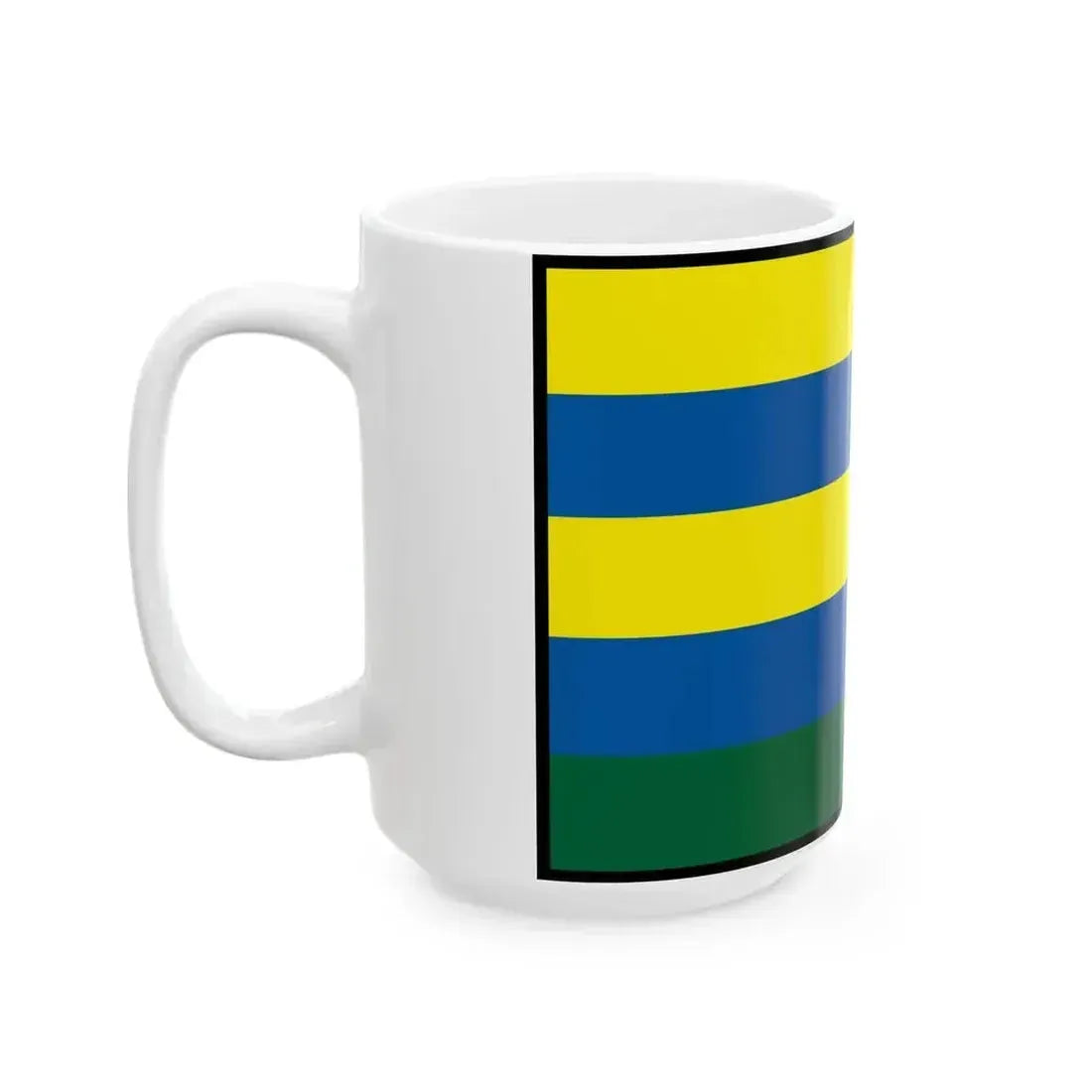 Belince Topolcany Flag (Slovakia) White Coffee Mug - Go Mug Yourself