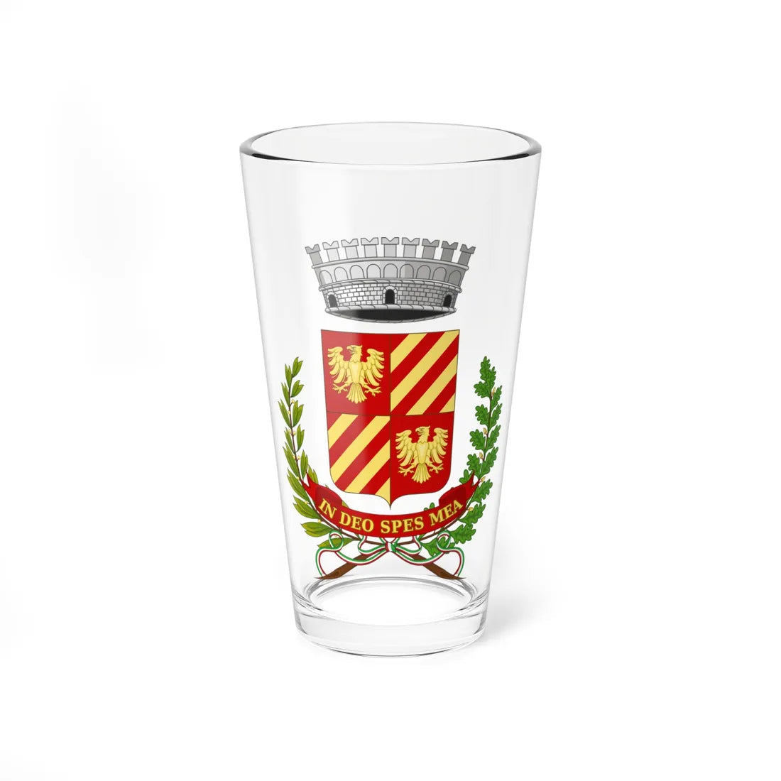 Bellagio-Stemma (Italy) (Coat of Arms) Pint Glass 16oz 16oz - Go Mug Yourself