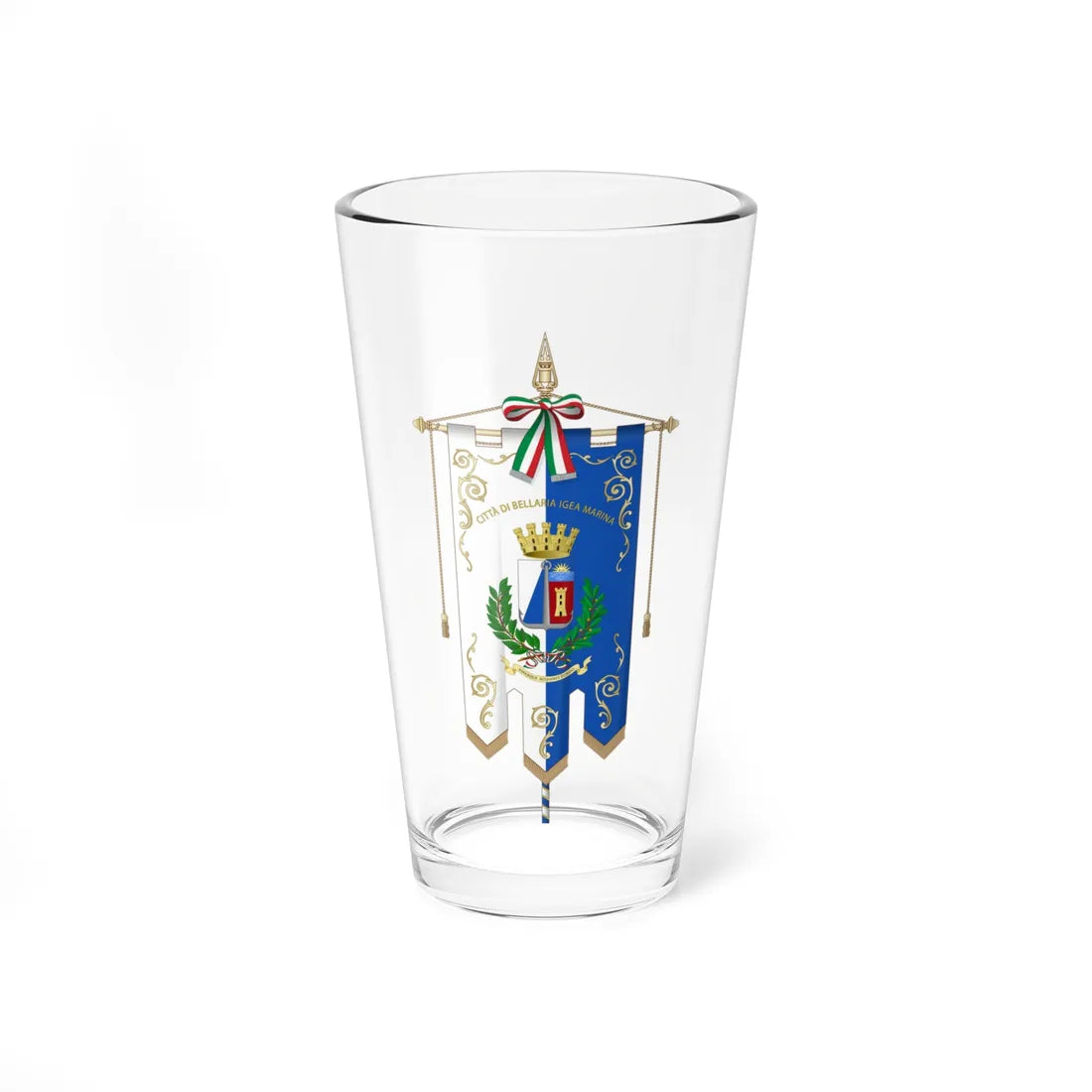 Bellaria-Igea Marina-Gonfalone (Italy) Pint Glass 16oz 16oz - Go Mug Yourself