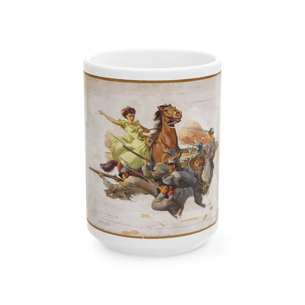 Belle Boyd's Love Story, 1950 - White Coffee Mug 15oz - Go Mug Yourself