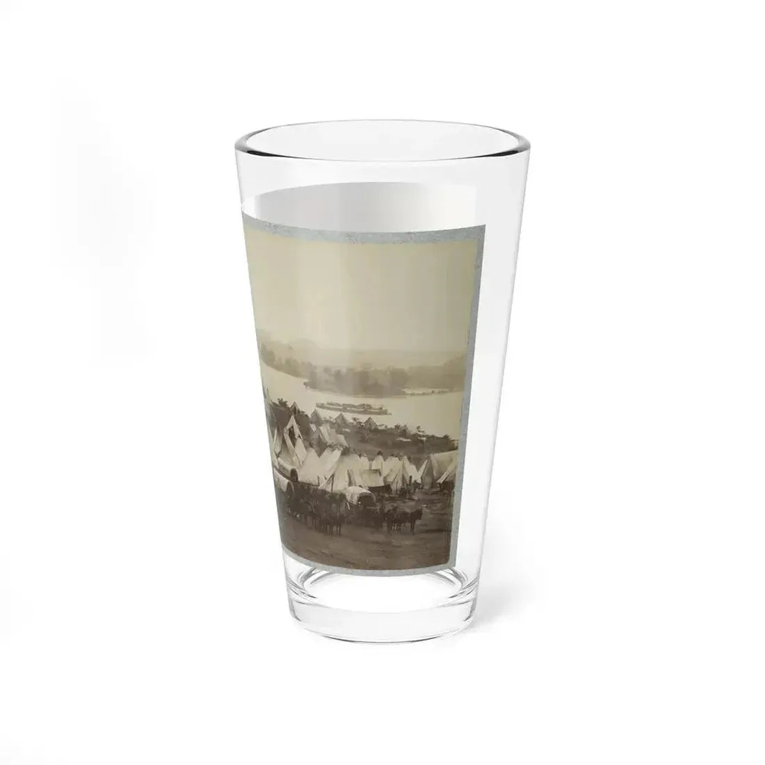 Belle Plain Landing, Va. 001 (U.S. Civil War) Pint Glass 16oz - Go Mug Yourself