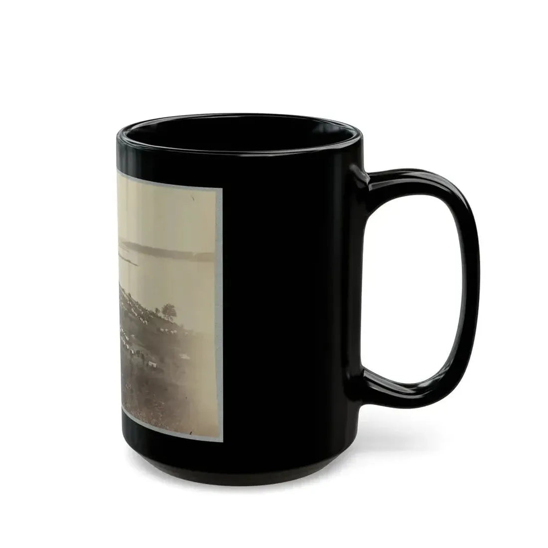 Belle Plain Landing, Va. Camp Of 15th New York Engineers (U.S. Civil War) Black Coffee Mug - Go Mug Yourself