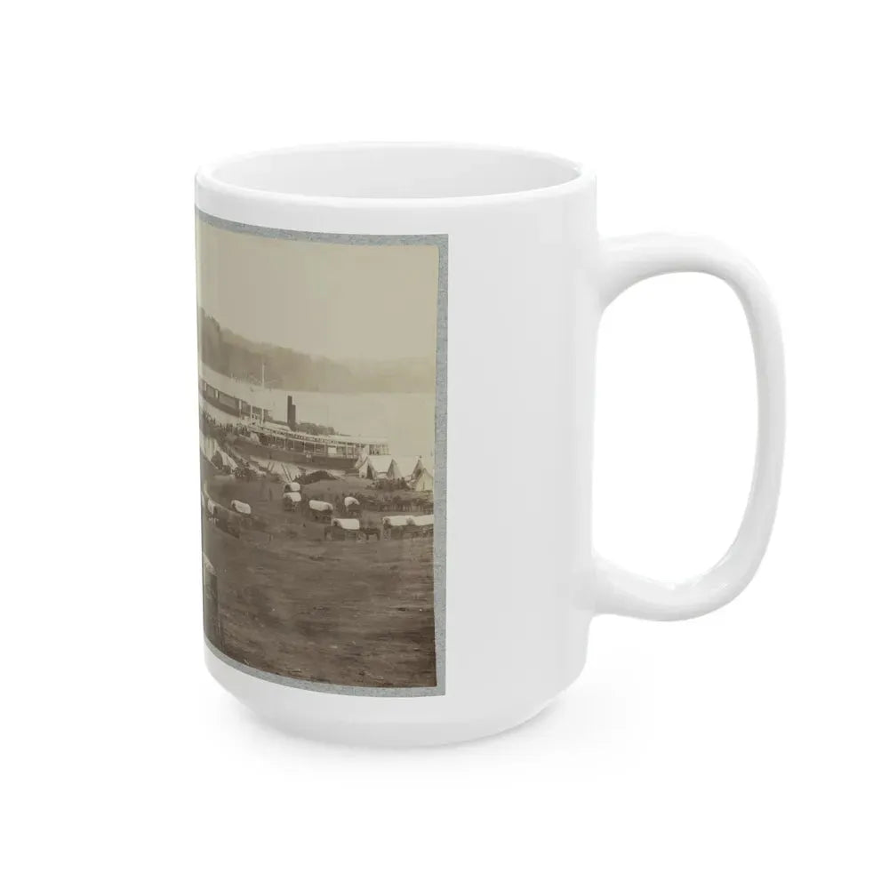 Belle Plain Landing, Va. (U.S. Civil War) White Coffee Mug - Go Mug Yourself