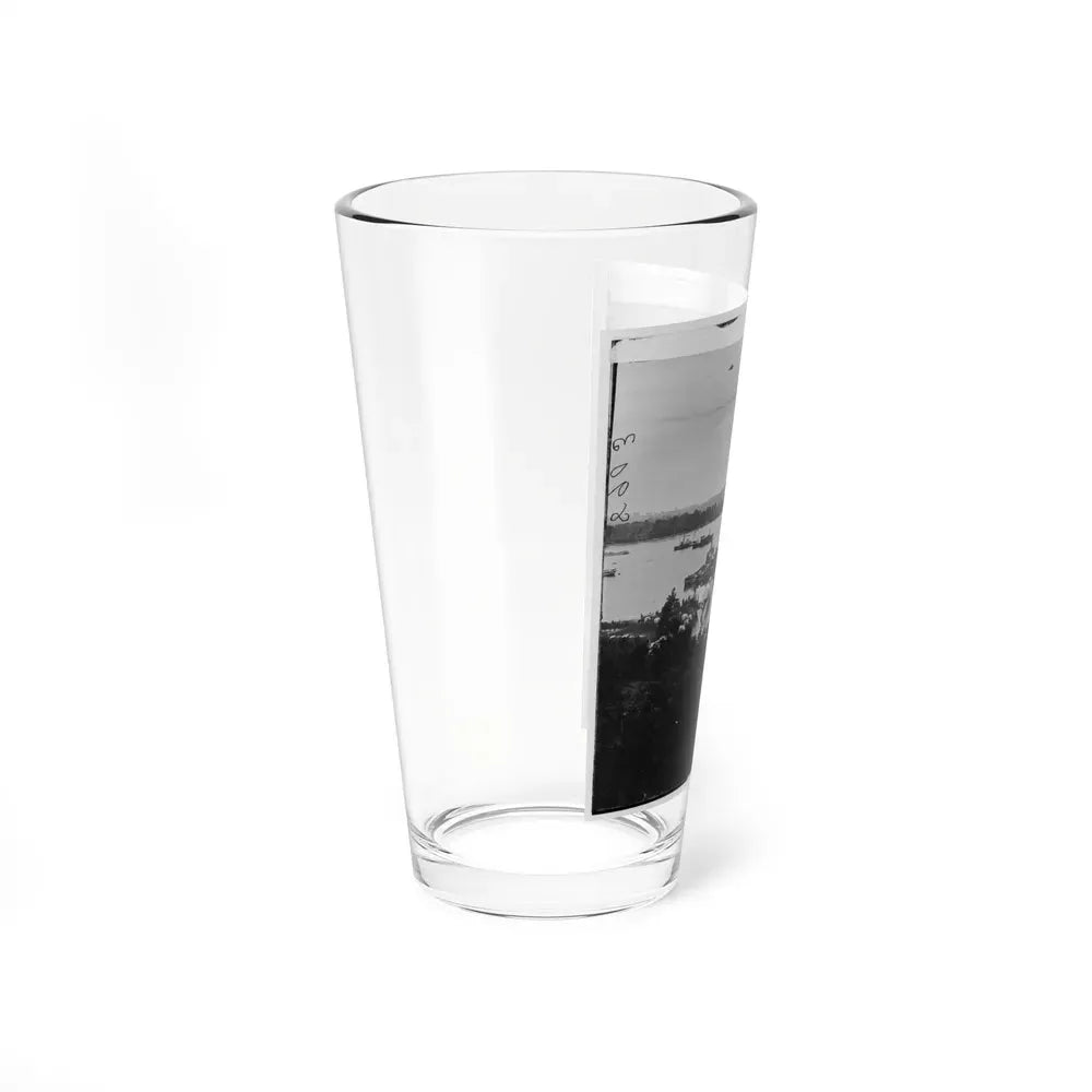 Belle Plain Landing, Virginia. View Of Camp And Transports. (Lower Landing). Photo Taken Near Bull Bluff -2 (U.S. Civil War) Pint Glass 16oz - Go Mug Yourself
