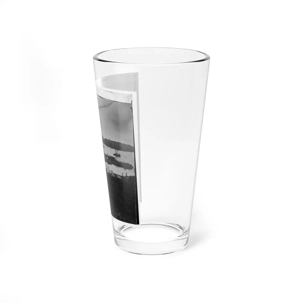Belle Plain Landing, Virginia. View Of Camp And Transports. (Lower Landing). Photo Taken Near Bull Bluff -2 (U.S. Civil War) Pint Glass 16oz - Go Mug Yourself