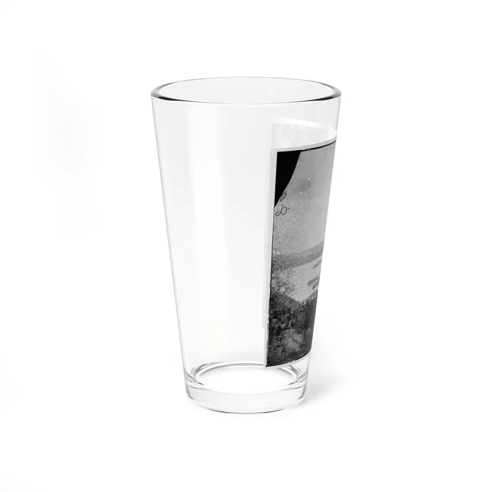 Belle Plain Landing, Virginia. View Of Camp And Transports. (Lower Landing). Photo Taken Near Bull Bluff -3 (U.S. Civil War) Pint Glass 16oz - Go Mug Yourself