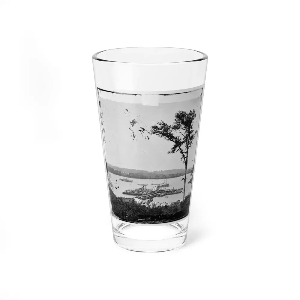 Belle Plain Landing, Virginia. View Of Camp And Transports. (Lower Landing). Photo Taken Near Bull Bluff (U.S. Civil War) Pint Glass 16oz 16oz - Go Mug Yourself