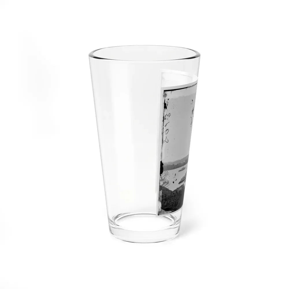 Belle Plain Landing, Virginia. View Of Camp And Transports. (Lower Landing). Photo Taken Near Bull Bluff (U.S. Civil War) Pint Glass 16oz - Go Mug Yourself
