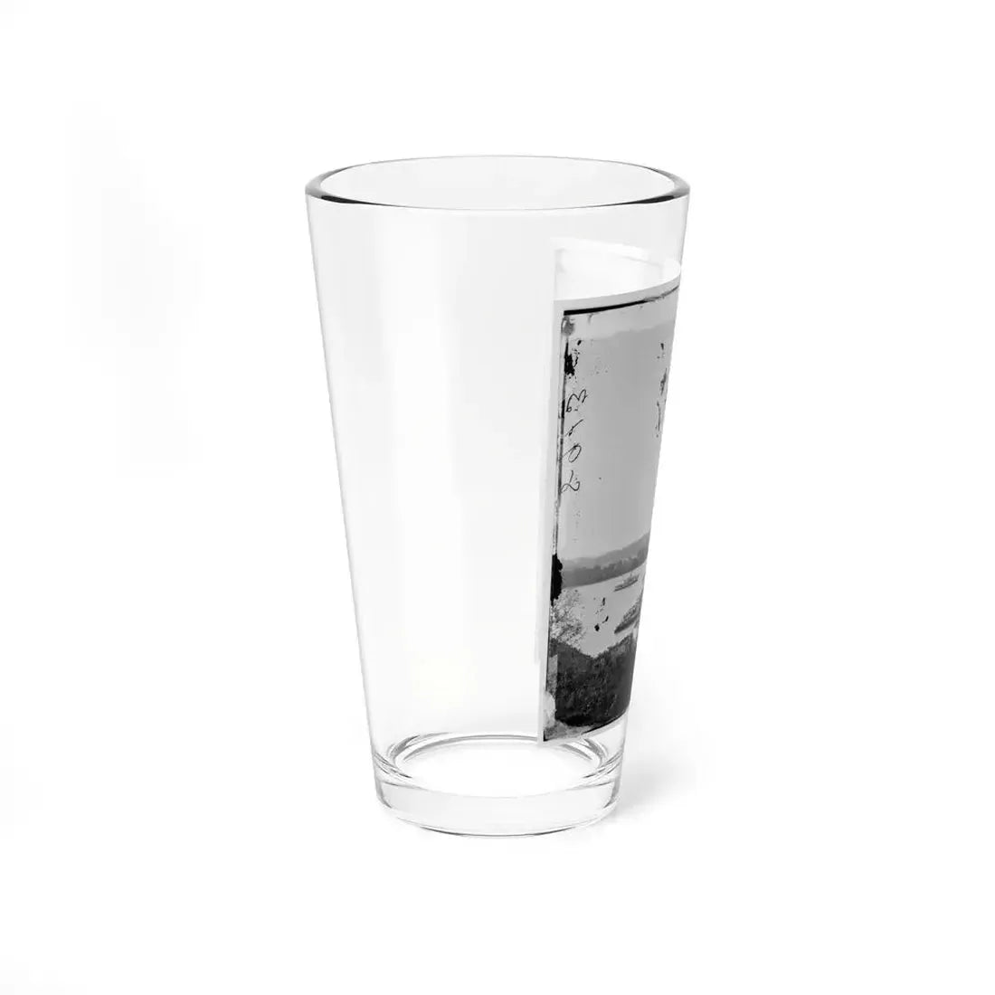 Belle Plain Landing, Virginia. View Of Camp And Transports. (Lower Landing). Photo Taken Near Bull Bluff (U.S. Civil War) Pint Glass 16oz - Go Mug Yourself