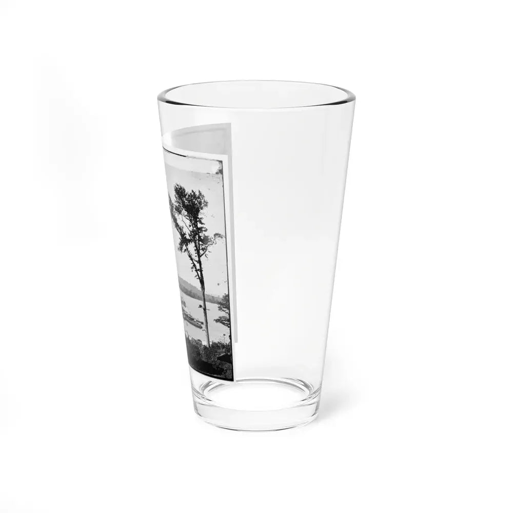Belle Plain Landing, Virginia. View Of Camp And Transports. (Lower Landing). Photo Taken Near Bull Bluff (U.S. Civil War) Pint Glass 16oz - Go Mug Yourself