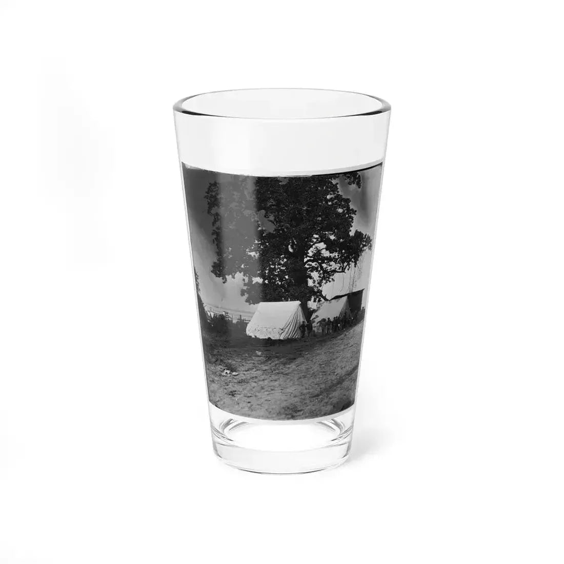Belle Plain Landing, Virginia. View Of The Tents Of The Sanitary Commission (U.S. Civil War) Pint Glass 16oz 16oz - Go Mug Yourself