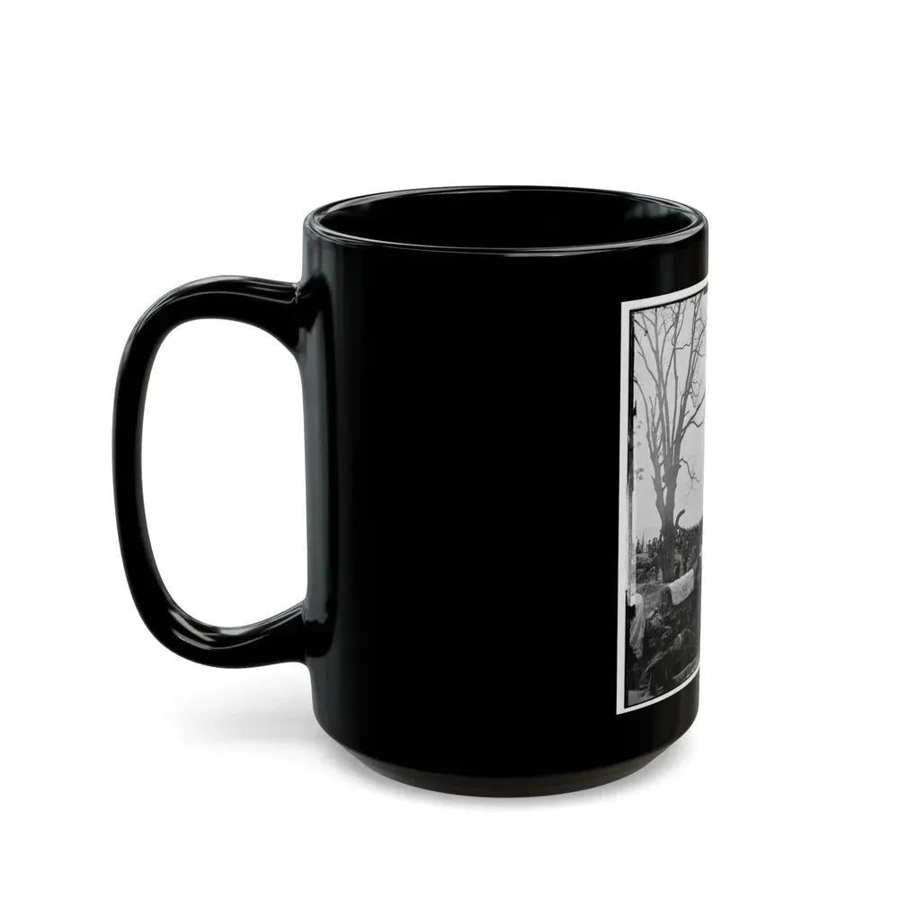 Belle Plain, Va. Wagons Of The Sanitary Commission And A Crowd At The Landing (U.S. Civil War) Black Coffee Mug - Go Mug Yourself
