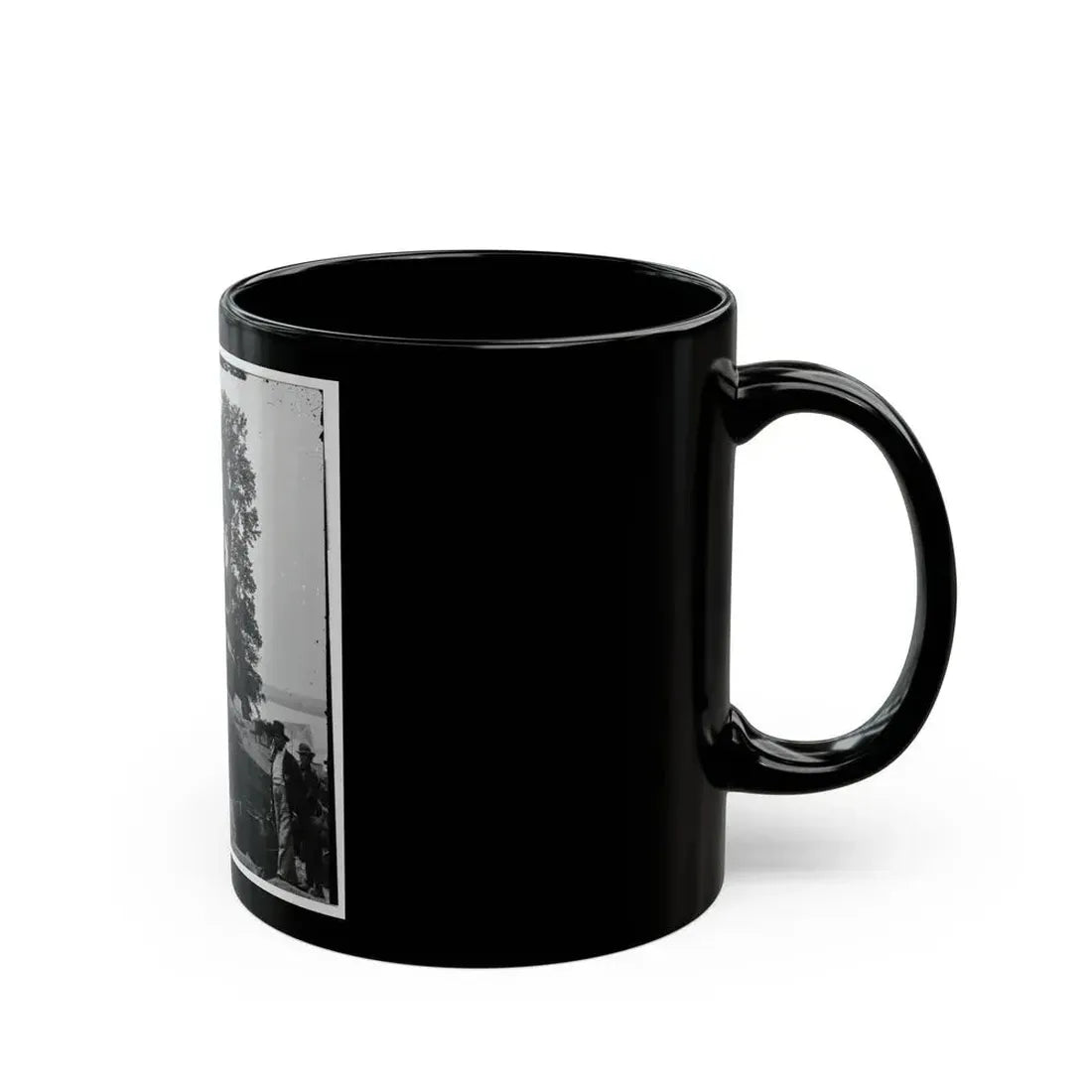 Belle Plain, Va. Wagons Of The Sanitary Commission And A Crowd At The Landing (U.S. Civil War) Black Coffee Mug - Go Mug Yourself