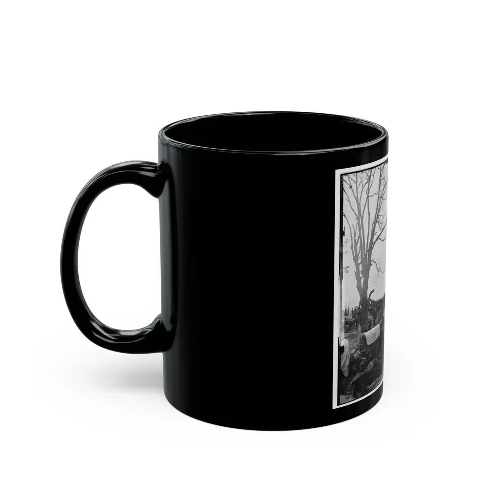 Belle Plain, Va. Wagons Of The Sanitary Commission And A Crowd At The Landing (U.S. Civil War) Black Coffee Mug - Go Mug Yourself