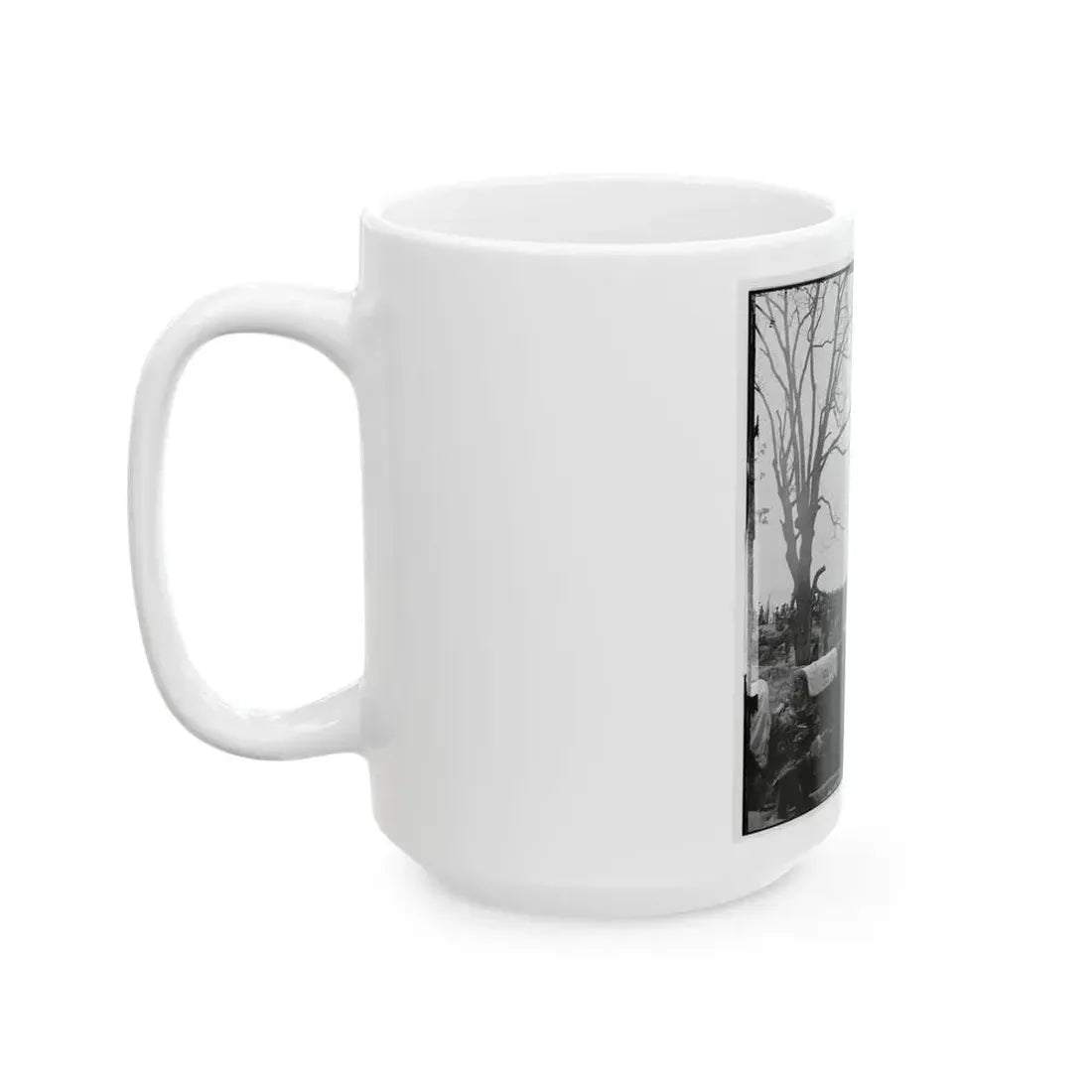 Belle Plain, Va. Wagons Of The Sanitary Commission And A Crowd At The Landing (U.S. Civil War) White Coffee Mug - Go Mug Yourself