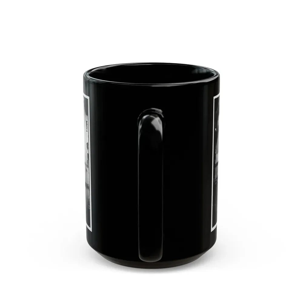 Belle Plain, Virginia. Pontoon Wharf (U.S. Civil War) Black Coffee Mug - Go Mug Yourself