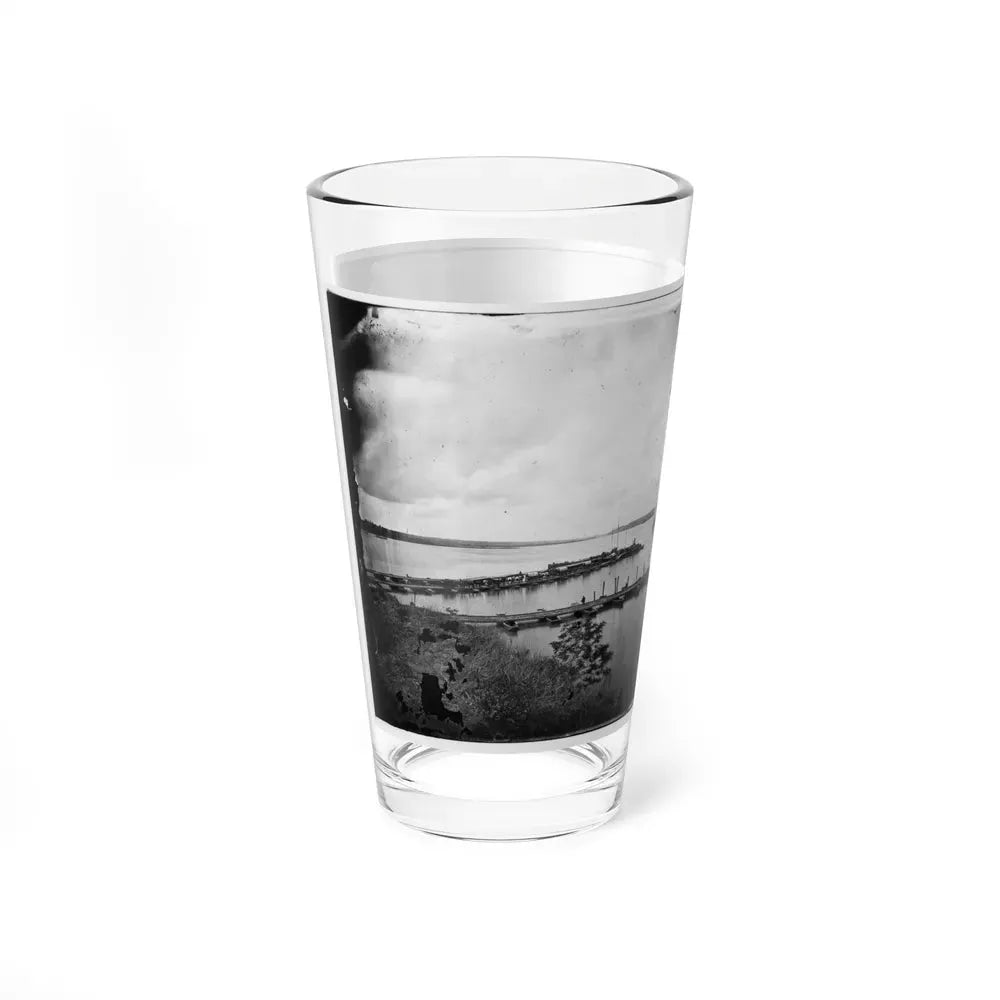Belle Plain, Virginia. Pontoon Wharf (U.S. Civil War) Pint Glass 16oz - Go Mug Yourself