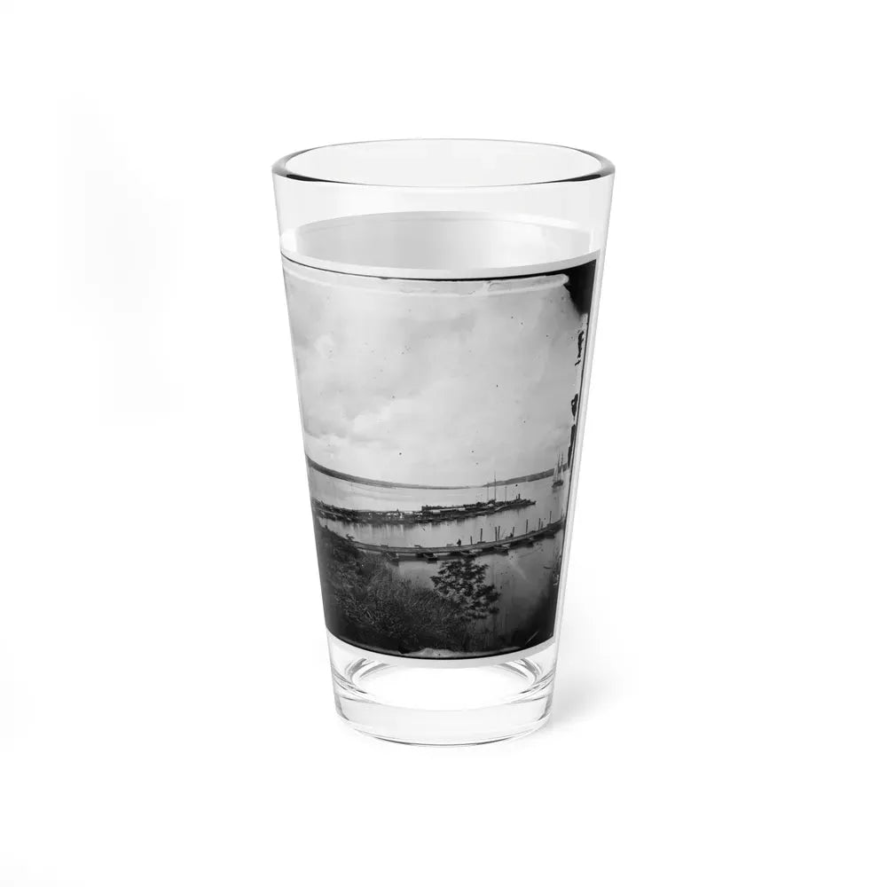 Belle Plain, Virginia. Pontoon Wharf (U.S. Civil War) Pint Glass 16oz - Go Mug Yourself