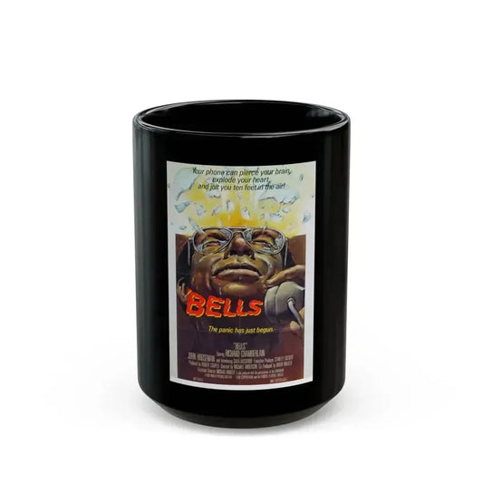 BELLS (MURDER BY PHONE) 1982 Movie Poster - Black Coffee Mug 15oz - Go Mug Yourself