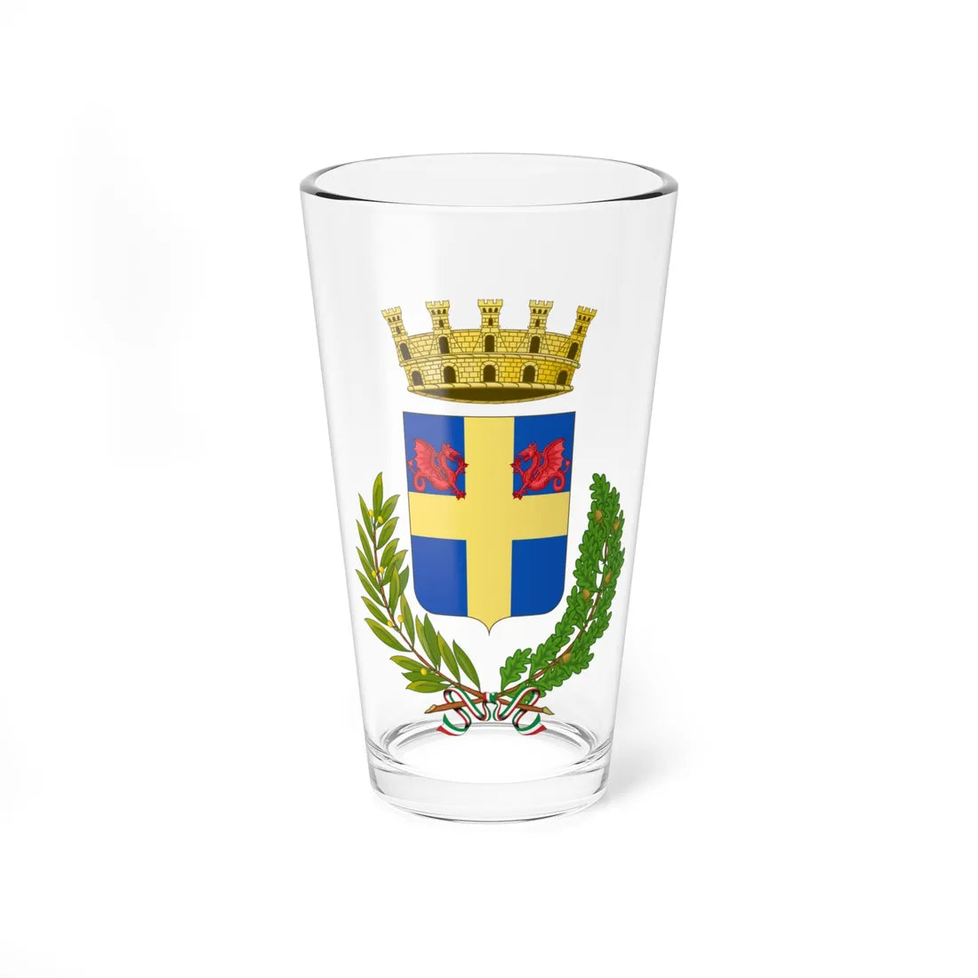 Belluno-Stemma (Italy) (Coat of Arms) Pint Glass 16oz 16oz - Go Mug Yourself