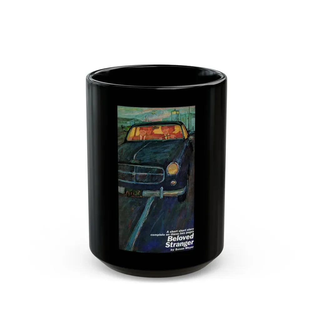 Beloved Stranger, Redbook, February 1962 - Black Coffee Mug 15oz - Go Mug Yourself