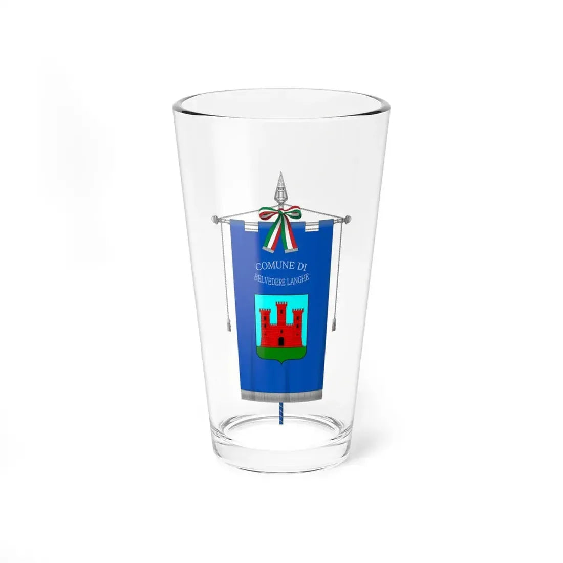 Belvedere Langhe-Gonfalone (Italy) Pint Glass 16oz 16oz - Go Mug Yourself