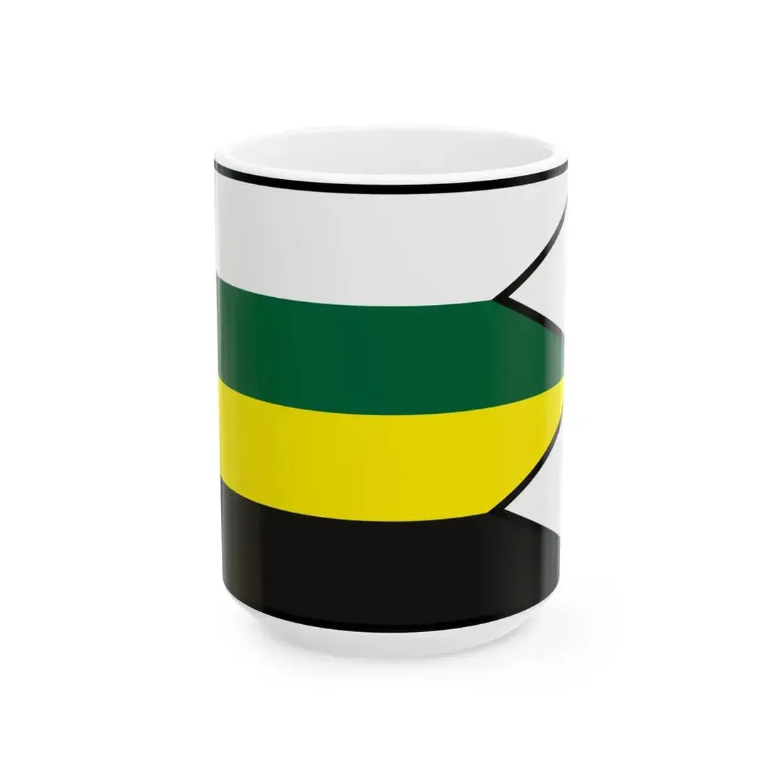 Belza Kosice Okolie Flag (Slovakia) White Coffee Mug 15oz - Go Mug Yourself