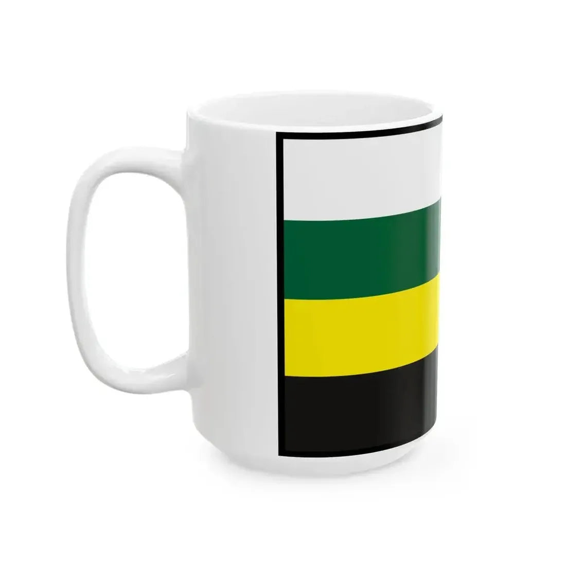 Belza Kosice Okolie Flag (Slovakia) White Coffee Mug - Go Mug Yourself