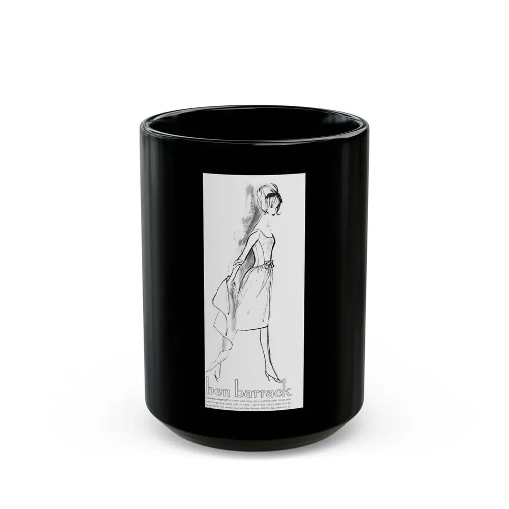 Ben Barrack, 1963 - Black Coffee Mug 15oz - Go Mug Yourself