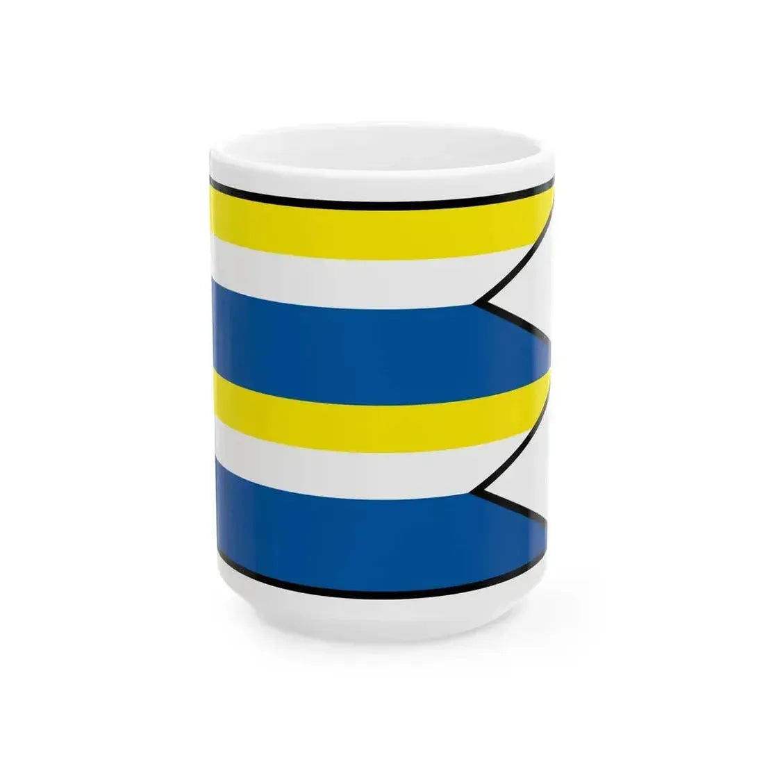 Benadikova Liptovsky Mikulas Flag (Slovakia) White Coffee Mug 15oz - Go Mug Yourself