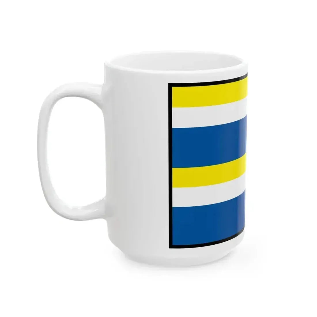 Benadikova Liptovsky Mikulas Flag (Slovakia) White Coffee Mug - Go Mug Yourself