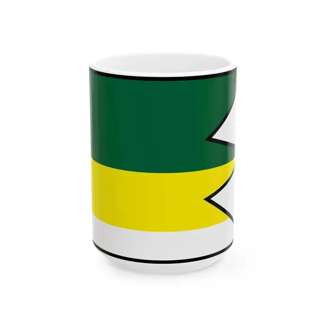Benadikovce Svidnik Flag (Slovakia) White Coffee Mug 15oz - Go Mug Yourself