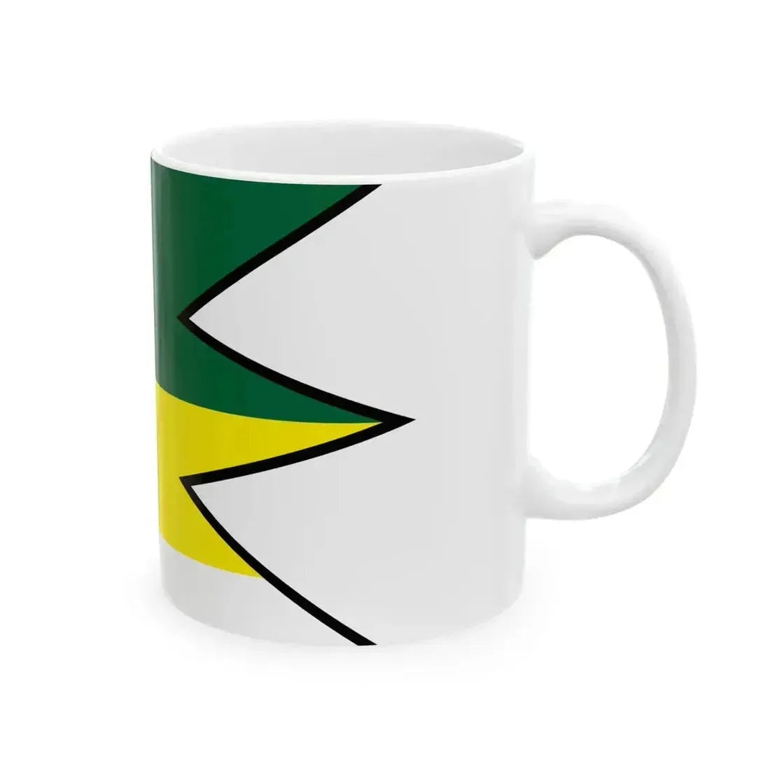 Benadikovce Svidnik Flag (Slovakia) White Coffee Mug - Go Mug Yourself
