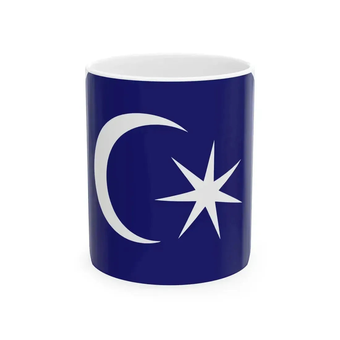 Bendera Permaisuri Johor (Malaysia) White Coffee Mug 11oz - Go Mug Yourself