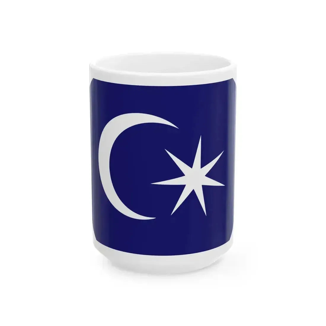 Bendera Permaisuri Johor (Malaysia) White Coffee Mug 15oz - Go Mug Yourself