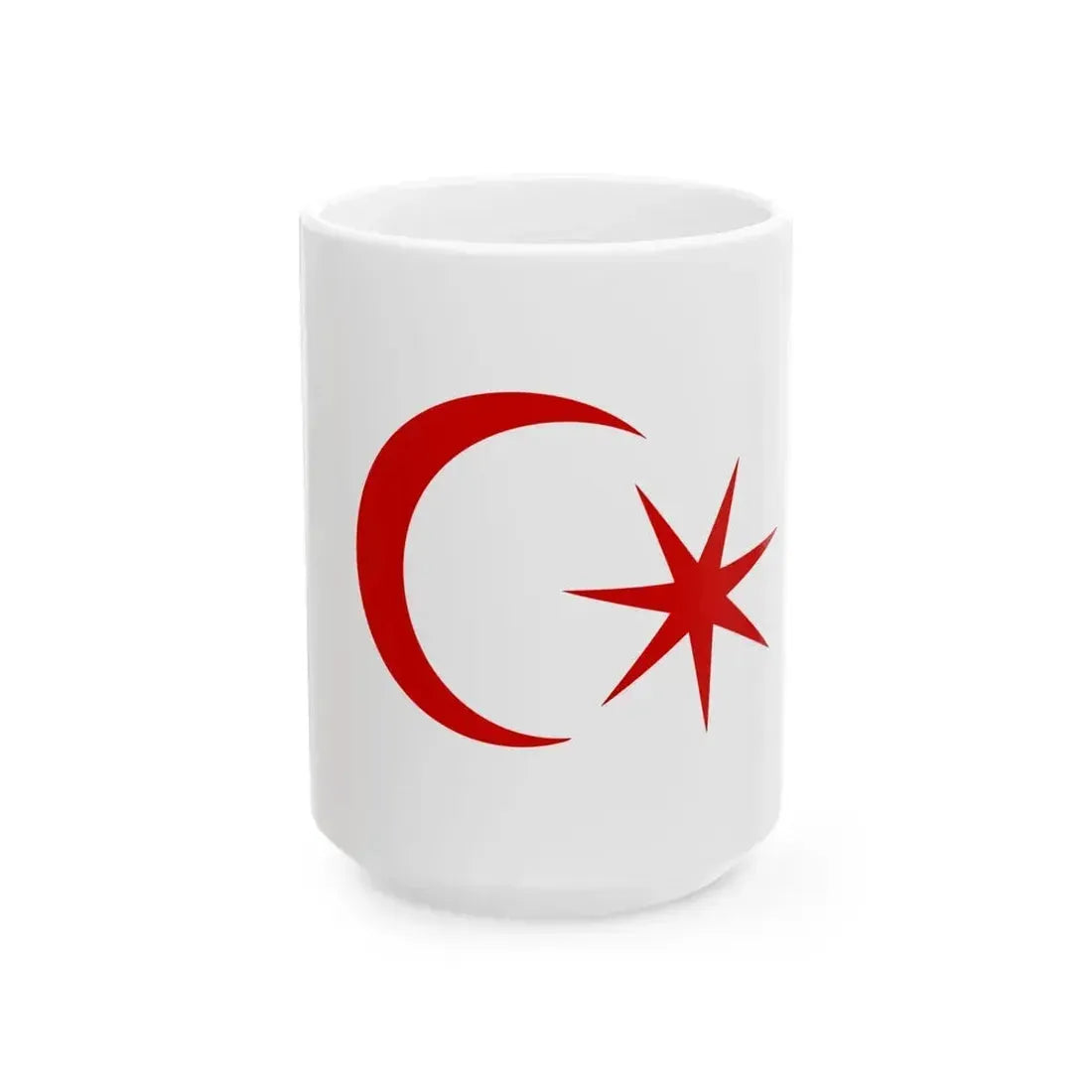 Bendera Tengku Mahkota Johor (Malaysia) White Coffee Mug 15oz - Go Mug Yourself