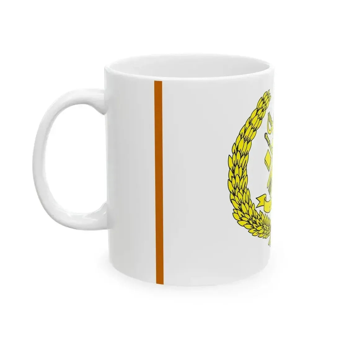 Bendera Tubuh Sultan Terengganu (Malaysia) White Coffee Mug - Go Mug Yourself