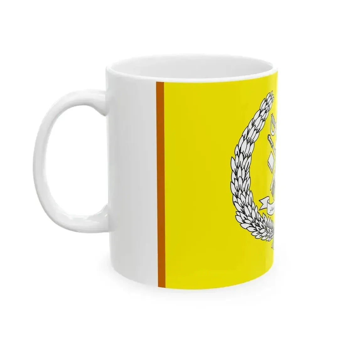 Bendera Tubuh Tengku Ampuan Besar Terengganu (Malaysia) White Coffee Mug - Go Mug Yourself