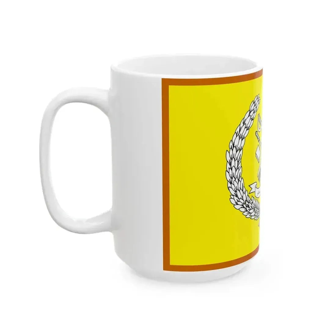Bendera Tubuh Tengku Ampuan Besar Terengganu (Malaysia) White Coffee Mug - Go Mug Yourself