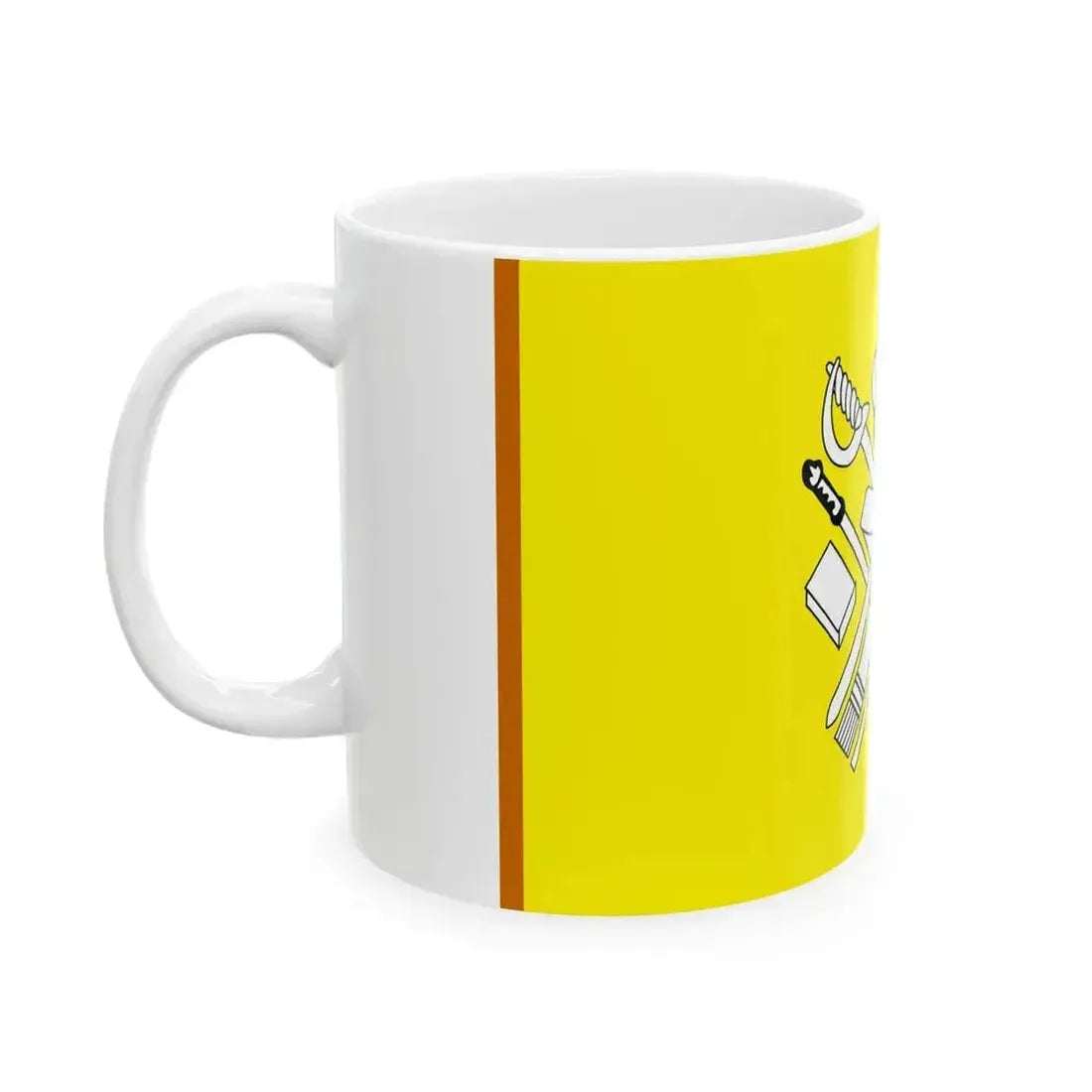 Bendera Tubuh Yang Di-Pertuan Muda Terengganu (Malaysia) White Coffee Mug - Go Mug Yourself